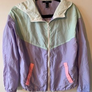 Pastel windbreaker jacket 💜💖💙